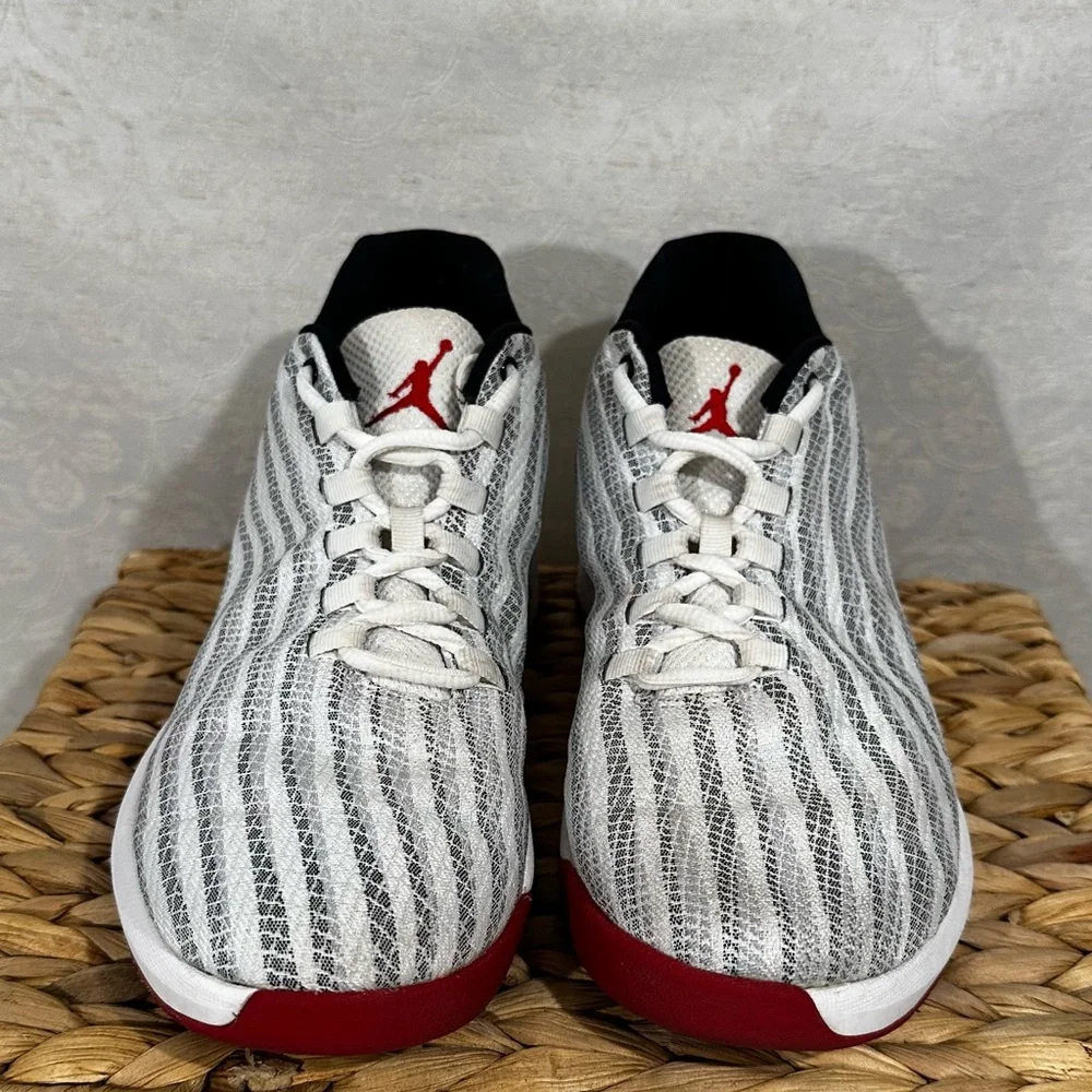 Air Jordan CP3.X Basketball High Top Sports Shoes White Black Red Size 6Y